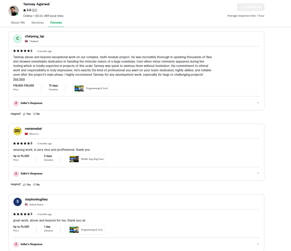 Fiverr Stats