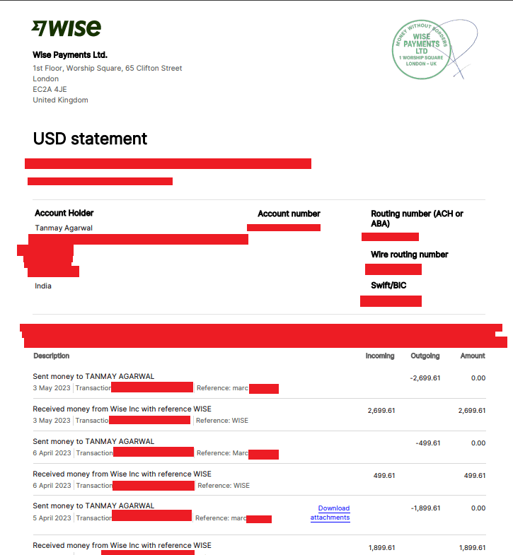 Wise Payment 2