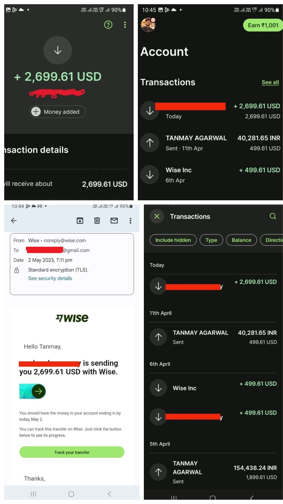 Wise Payment 3